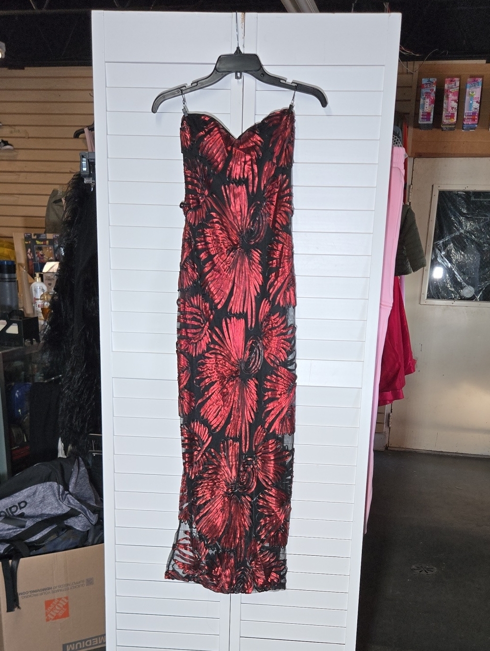Monaco Black Top with Red Accents Size S